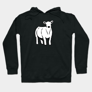 Cow Silhouette  - NOT FOR RESALE WITHOUT PERMISSION Hoodie